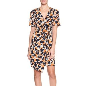 Banana Republic Side Knot Faux Wrap Dress
